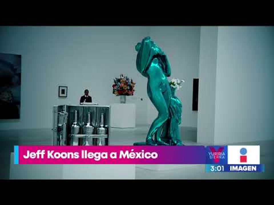 La exposición de Jeff Koons ¡hoy llega a México! | Noticias con Yuriria Sierra