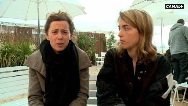 Souvenirs de Tournage de Adèle Haenel et Aude-Léa Rapin pour Les héros ne meurent jamais - Cannes 2019