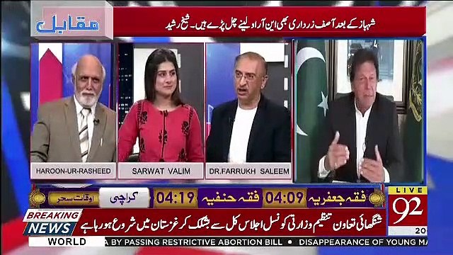 Kia Awaam Bagair Siasi Party Ke Bagair Bahir Nikal Sakte Hain.. Farrukh Saleem