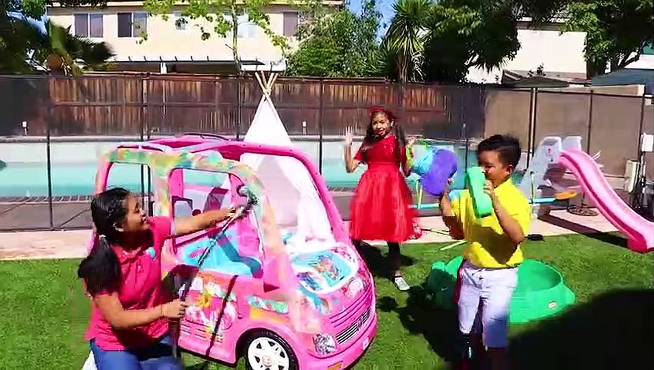 Car Wash Song | Wendy Pretend Play This Is the Way Nursery Rhymes & Kids Songs
