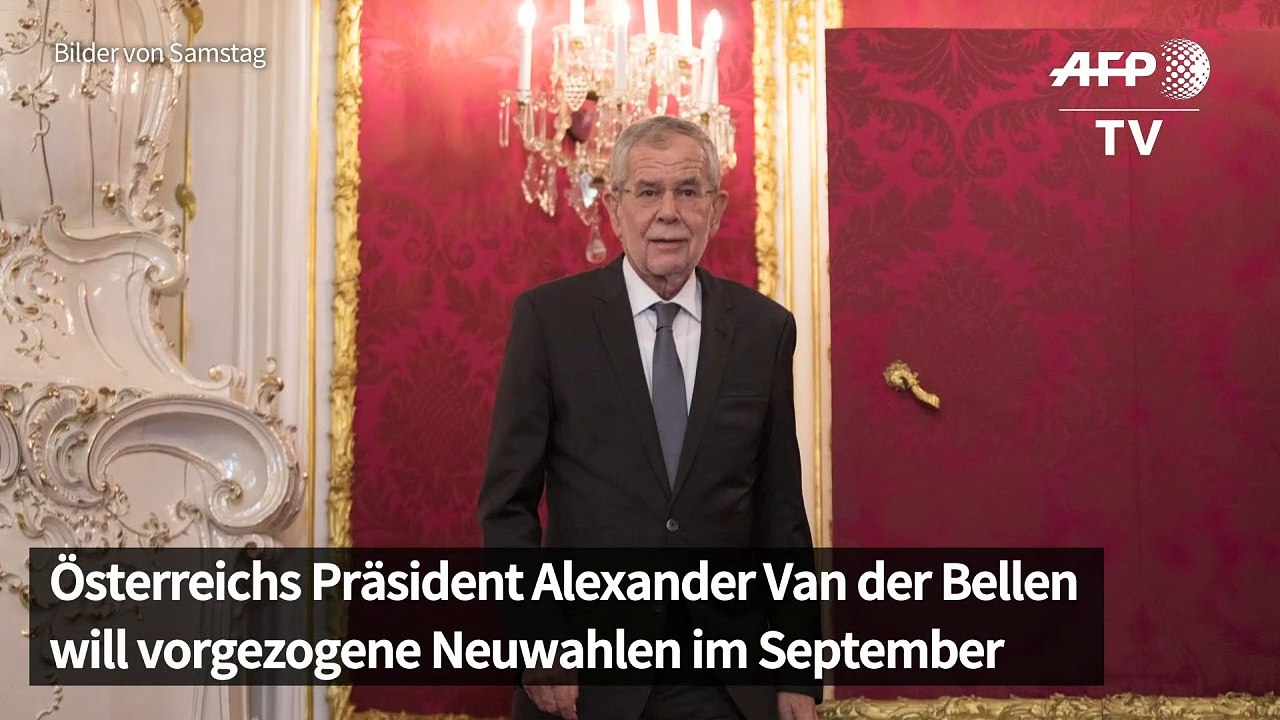 Neuwahlen in Österreich voraussichtlich Anfang September