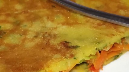 كريب مالح بالخضار والجبن