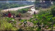 Moradores protestam na Rodovia Leste-Oeste