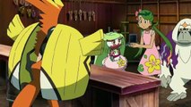 Mallow Gets A Z ring and Z Crystal - Pokemon Sun and Moon Episode 121 Eng Sub