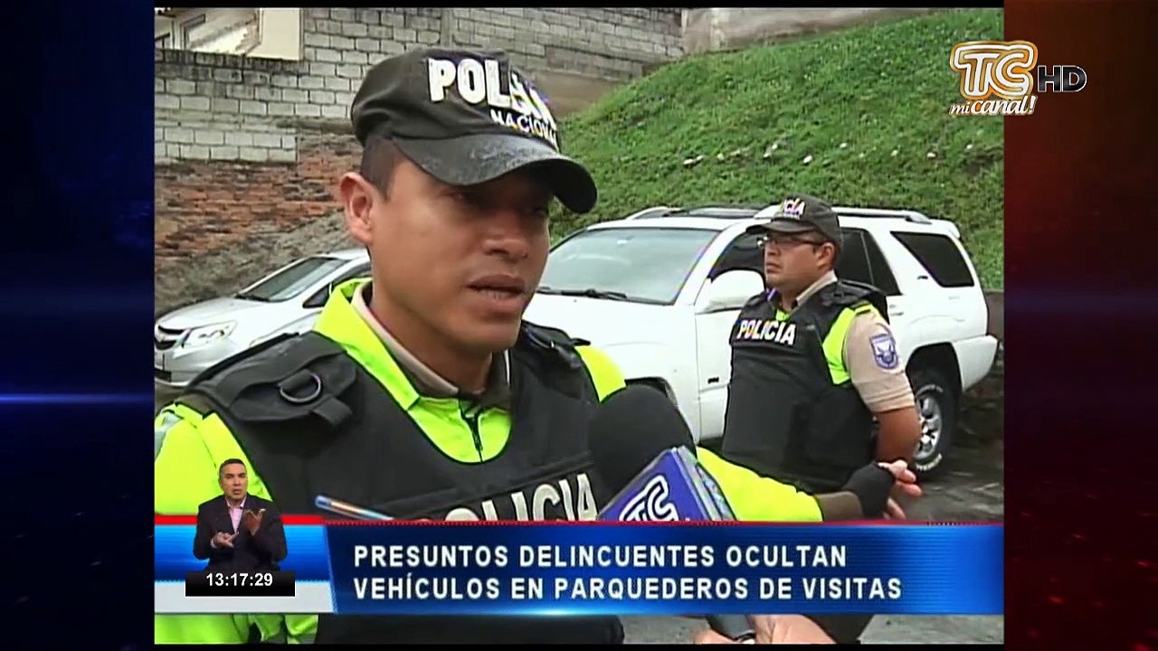 Presuntos delincuentes ocultan vehículos en parqueaderos de visitas