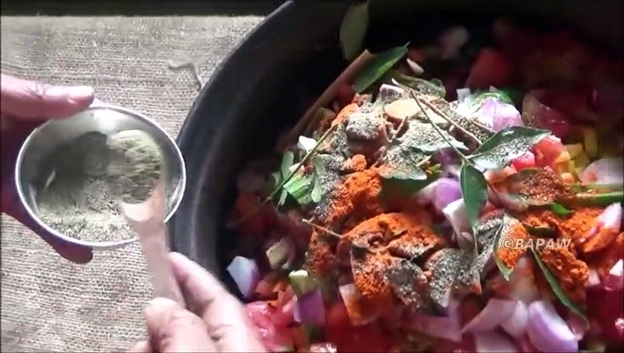 Village Aliments  Dosa avec Sambar et de noix de Coco Sambal préparé par ma Maman