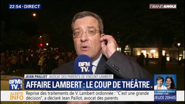 C'est une grande victoire du droit. L'avocat de la famille de Vincent Lambert salue la reprise des traitements