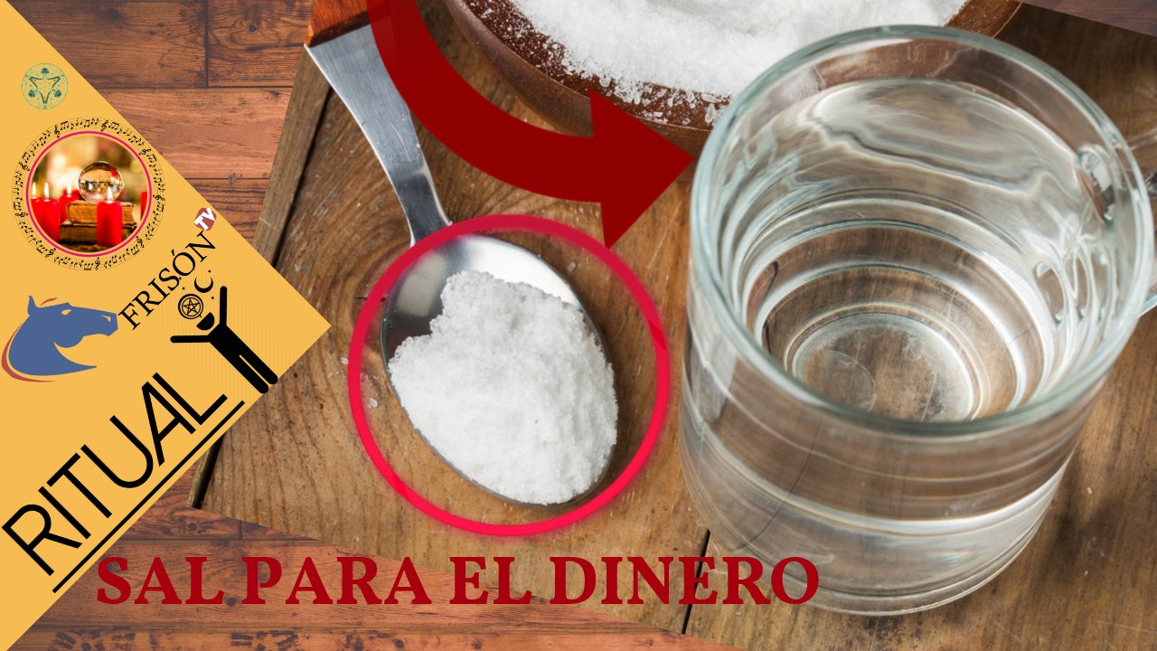 SAL PARA ATRAER EL DINERO Y LA BUENA SUERTE RITUAL PARA ATRAER DINERO 