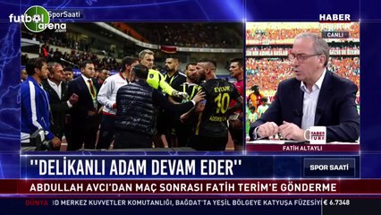 Fatih Altaylı'dan Abdullah  Avcı'ya sert sözler! "İstanbul Halk Ekmeğin parasıyla şampiyonluğa mı oynayacaksın? Edebinle sus.."