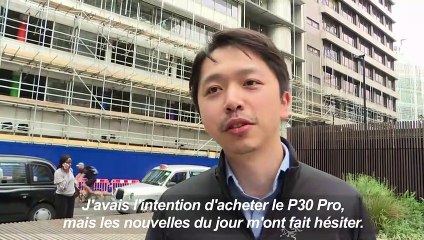 Des Londoniens réagissent à l'annonce de Google sur Huawei