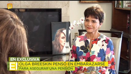 Olga Breenskin pensó en embarazarse para asegurar una pensión.