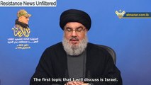 Hassan Nasrallah: if Israel Attacks Lebanon, its Forces will be Annihilated