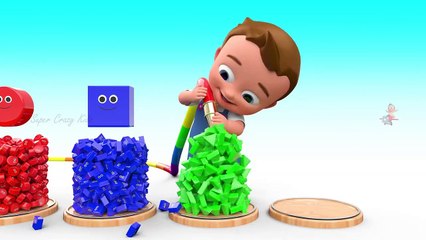 Learning Colors for Children with Little Baby Fun Bath Tub Color Ice Creams 3D Kids Educational