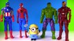 Superheroes Captain America Minions Hulk Iron Man Surprises