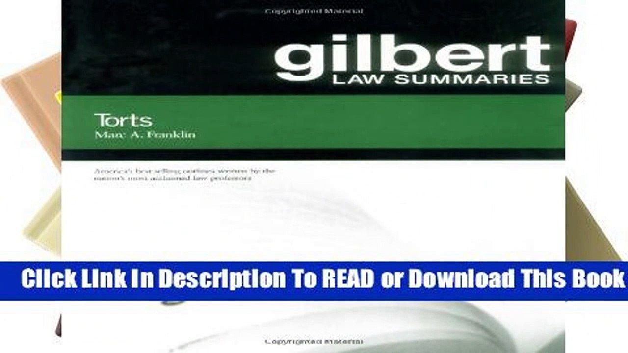 Full version  Gilbert Law Summ on Torts 23d  Best Sellers Rank : #5