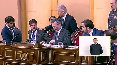 El Senado queda constituido con Manuel Cruz elegido presidente