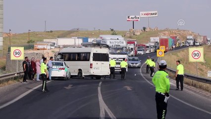 Gaziantep'te trafik kazası: 11 yaralı - GAZİANTEP