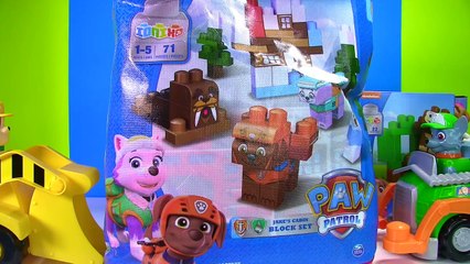 Скачать видео: Paw Patrol Ionix Building Skye's Monkey Trouble Everest Zuma Jake's Cabin