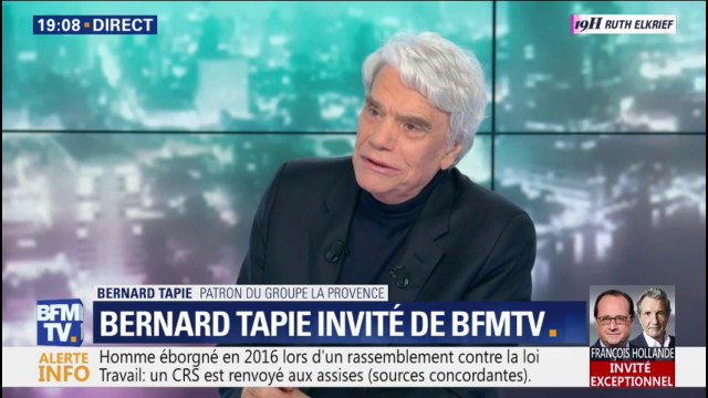 Bernard Tapie: J'ai rappelé au procureur qui a requis 5 ans ferme qu'il a été plus optimiste que mes médecins