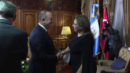 Dışişleri Bakanı Çavuşoğlu Guatemala'da