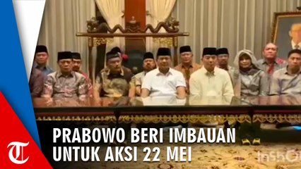 Ditemani Sejumlah Jenderal Purnawirawan Prabowo Sampaikan Himbauan untuk Pendukungnya