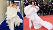Aishwarya Rai Bachchan looks Royal in feathery white gown at Cannes red carpet | FilmiBeat