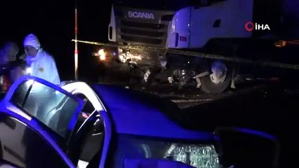 Tokat'taki kazada 2 polis öldü, yanlarındaki 2 genç kadın ağır yaralı