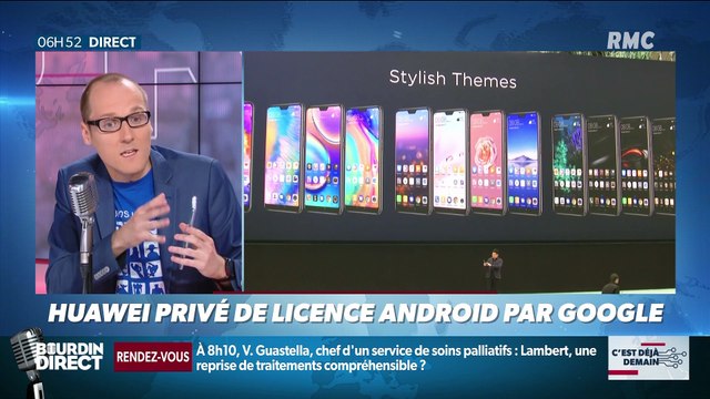 Anthony Morel : Huawei privé de licence Android par Google - 21/05