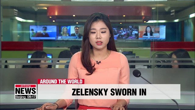 Volodymyr Zelensky sworn in as Ukraine's sixth president