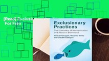 [Read] Exclusionary Practices  For Free
