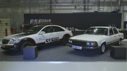 Mercedes-Benz ESF 2019 TecDay - ESF vehicles of the 1970s to 2009