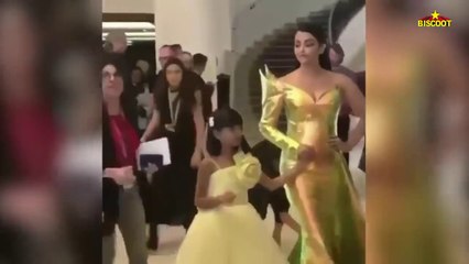 Aishwarya Rai With CUTE Daughter Aaradhya Grace The Red Carpet Of Cannes 2019
