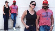Kareena Kapoor Arrives With Hubby Saif Ali Khan At Rujuta Diwekar Office For Facebook Live