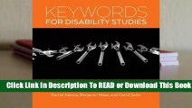 Online Keywords for Disability Studies  For Online