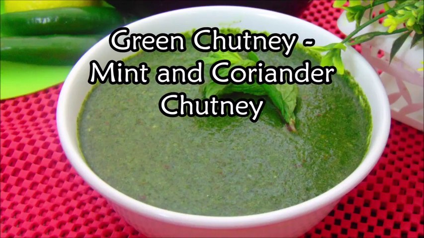How To Make Coriander Mint Chutney - Hari Chutney Recipe - Ramzan Special