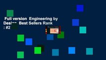 Full version  Engineering by Design  Best Sellers Rank : #2