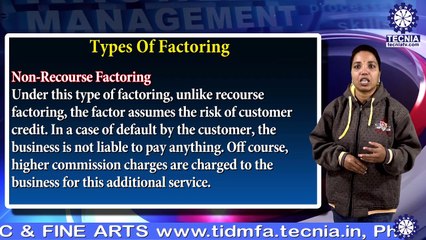 Factoring | Dr. S Jamuna | BBA | TIAS | TECNIA TV