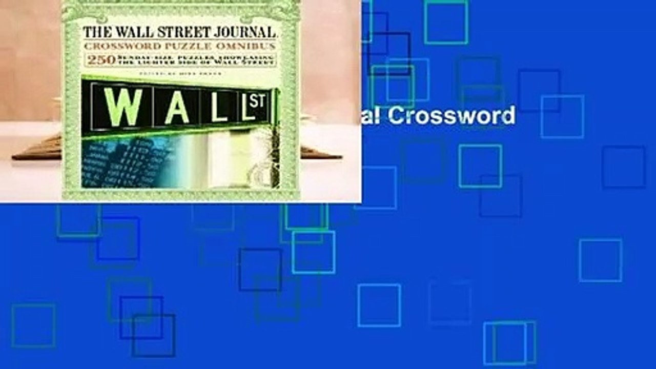 Online The Wall Street Journal Crossword Puzzle Omnibus  For Trial