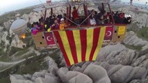 Galatasaray'ın Şampiyonluğunu Gökyüzünde Kutladılar