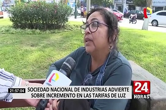 Sociedad Nacional de Industrias advierte sobre incremento en las tarifas de luz