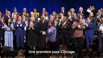 Investiture de la première maire noire et homosexuelle de Chicago