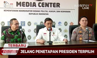 FULL - Konferensi Pers Menko Polhukam Pasca-Pengumuman Pemilu