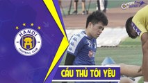 Đình Trọng nằm đau đớn trong buổi tập trước trận cầu vs SHB Đà Nẵng | HANOI FC