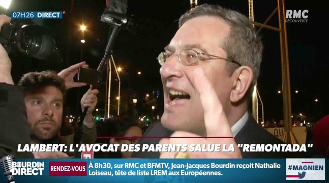 Vincent Lambert: la réaction de l’avocat des parents indigne - ZAPPING ACTU DU 21/05/2019