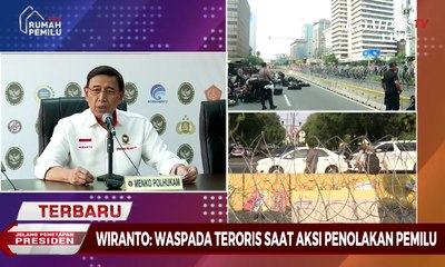 Wiranto: Masyarakat Harap Tetap Tenang, Jangan Percaya Hoaks