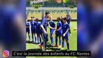 C'est la journée des enfants au FC Nantes Les joueurs du PSG à l'anniversaire de Marqui