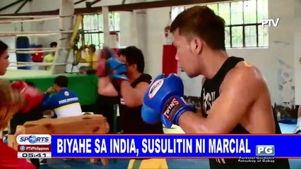 Biyahe sa India, susulitin ni Marcial