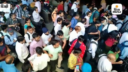 ટેક્નિકલ ખામીના કારણે કલાકો સુધી મેટ્રો ઠપ્પ થતાં હજારો યાત્રિકો રજડ્યાં