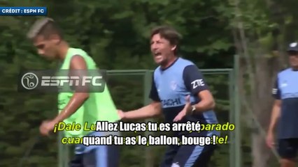 Quand Gabriel Heinze ne lâche pas ses joueurs à l'entraînement du Velez Sarsfield