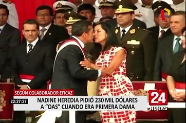 Nadine Heredia habría pedido US$230 mil a OAS: “aunque no sea funcionaria pública, es una coima”